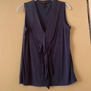 BCBG MAXAZRIA, Small Navy, Sleeveless shirt